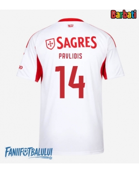 Benfica Vangelis Pavlidis #14 Tricou Fotbal Replică 2025-26 Barbati Treilea